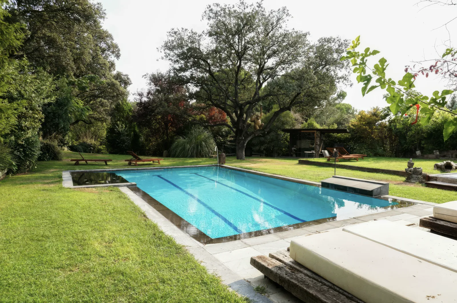 Vista general de la piscina